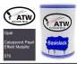 Preview: Opel, Calypsorot Pearl Effekt Metallic, 570: 500ml Lackdose, von ATW Autoteile West.